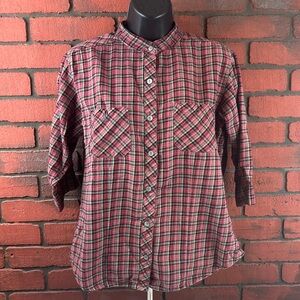 Woolrich‎ Woman's Small/Petite Plaid Button Down – Country Cabincore